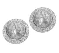 House of Warfare Bouclier en fer forgé à la main Boss entièrement fonctionnel Viking Umbo Battle Ready Réplique historique Armure, naturel, défaut