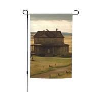 House On The Prairie Garden Flag 30,5 x 45,7 cm Vertical Double Face Welcome Yard Flag Seasonal Holiday Outdoor Banner Sign Outdoor Home Decor