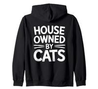 House Owned by Cats Sweat à Capuche
