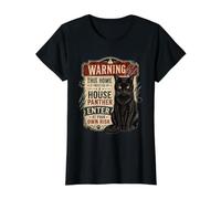 House Panther m'a entraîné Un Patron de Chats Noirs au Design Amusant T-Shirt Graphique avec Valeur