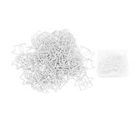 House Shaped Paper Clips 100Pcs | Iron Wire Multifunctional Organizing Clips for Office/School/Home | Decorative Paper Clips for Documents, Albums, Cards, Bookmarks & Presents (White)