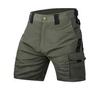House Sock Short de travail pour homme Short cargo décontracté avec plusieurs poches (sans ceinture) avec poche pour téléphone, Vert, XL
