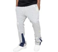 House Sock Splatted Ink Elastique Loose and Légèrement Flared Fashion and Stylish Trendy Casual Pants for Men's Clothing Star Glitter, gris, M