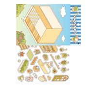 House Stickers - Junk Journal Cutouts Scene | Miniature Cut Scenes Junk Journal Cutouts, Cartoon Stickers for Kids, Visual Scene Sticker Collection for Journaling Supplies