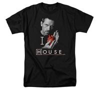 House TV Show I Love (Heart) Dr. House Tee T-Shirt Black L