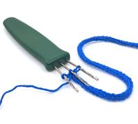 House Village Cordie - The I-Cord Hand Tool (Leaf Green) (Outil Manuel I-Corde Vert Feuille) - Outil de Couture - Outil de Loisirs Créatifs - Boîte - Cordie I-Cord Hand Tool, Instructions Vidéo