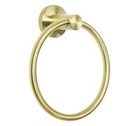 HouseAid Anneau de Serviette de Bain, Porte Serviette 02 1 Pack Or brossé.