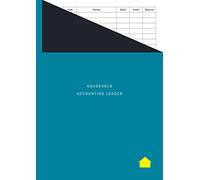 Household Accounting Ledger: Large Format / Easy Read, Simple Debit and Credit Home Accounts Book