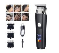Household Digital Display Professional Electric Hair Clipper Set, Clippers and Trimmers Set for Nose, Body, Face & Mustache, Geta Clean, Fresh Haircut at Home (1Set)