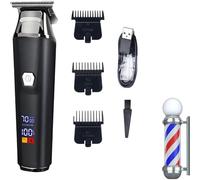 Household Digital Display Professional Electric Hair Clipper Set, Maquinas De Cortar Pelo Profesionales Wall, Digital Gap Trimmer Blade, For Nose, Body, Face & Mustache (S#1 PSC)