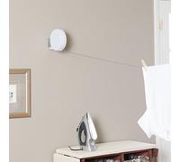 Household Essentials R-400 Corde à Linge rétractable Simple Ligne | 12,2 m pour Suspendre Le Linge, Blanc