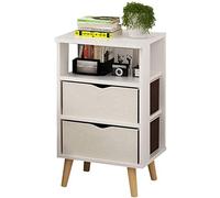 Household Floor-Standing Storage Box Double Pumping Study Locker Bedroom Living Room Corridor Storage Box (Color : Blue) (White)