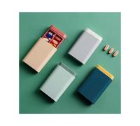 Household Portable Sub-packaging SmallMini Pill Box Small Box Carry Pill BoxSealed Storage Box Clean Small Box forPack Item 4PCS_Special Gift