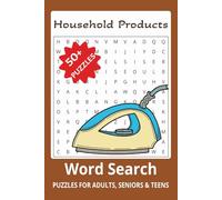 Household Product Word Search Puzzle Book: Word Searches with Easy to Read Print about Household Product, kitchenware, furniture and More │ 6x9 ... Gift for Vacations, Holidays and Free Times