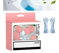 Household Toilet Cleaner - Last Up to 1000 Flushes,Long-Lasting Fresh Scent Toilet Tank Cleaner Tablets,Bathroom Cleaners - Fragrance Cleanser for Toilets (1pcs, White Peach)