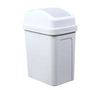 Household Trash Can - Swing Lid Kitchen Bin, Simple Storage Rubbish Basket