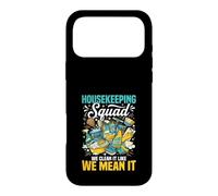 Housekeeping Squad Funny House Cleaner Appreciation Coque pour iPhone 17 Pro Max