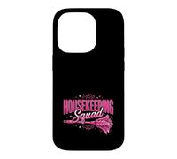 Housekeeping Squad Plumeau Rose Coque pour iPhone 14 Pro