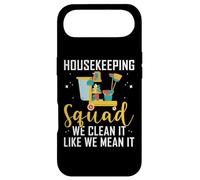 Housekeeping Squad T-Shirt We Clean It Like We Mean It Coque pour iPhone Air