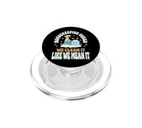 Housekeeping Squad We Clean It Like We Mean It PopSockets PopGrip pour MagSafe