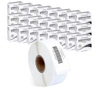 HOUSELABELS Étiquettes multifonctions compatibles DYMO 30336 (2,5 x 5,3 cm), adhésif permanent puissant, compatibles avec DYMO LW 450, 4XL, imprimantes de bureau Rollo et Zebra, 24 rouleaux/12 000