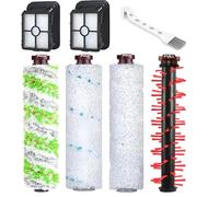 Houselife Pièces de rechange compatibles avec les aspirateurs Bissell Cordless Max Series 2554, 2590, 2593, 2596, avec rouleaux de brosse multi-surfaces et 2 filtres HEPA