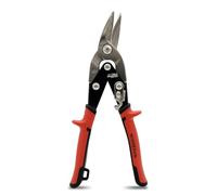 HOUSERAN Cisaille Tôle 25cm Gauche Acier CR-MO Offset Professionnelle | Acier CR-MO haute résistance, coupe précise sans déformation, levier effort réduit tôlerie/HVAC/métallique