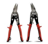 HOUSERAN Kit 2 Cisailles Tôle 25cm Professionnelles Offset Gauche Droite
