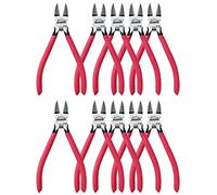 HOUSERAN Pince Coupante,10 Pack, Pince-Coupante de File,152cm, Pinca Coupantes Diagonale, pour Maquette, Artisanat Et Electronique, Rouge