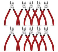 HOUSERAN Pince Coupante, 152 mm, 10 Pack, Rouge