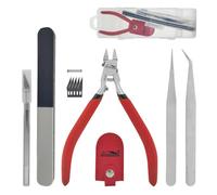 HOUSERAN Pince de Modèle, Pince à lame unique, Kit d'outils pour maquettes pour réparer et fixer les maquettes en plastique de Gundam, rouge