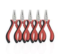 HOUSERAN Set de 5 Mini Pince Coupe-Fil - Pince Plate et Plate pour Bijoux, Électronique et Travaux Précis