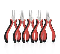 HOUSERAN Set de Mini-Rundzange mit doppelter Feder - Pince Plate et Plate pour Bijoux, Électronique et Travaux Précis Schmuckherstellung, DIY, Handwerk