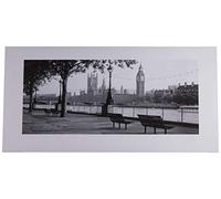 Houses of Parliament and The River Thames 50 x 100 cm Toile Imprimée