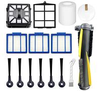 Housevac Kit d'accessoires pour aspirateur robot Shark IQ R101AE (RV1001AE), IQ R101 (RV1001), pièces de rechange 1 brosse principale, 3 filtres, 6 brosses latérales, 1 préfiltre, 1 filtre et 1