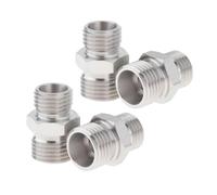 HouseVibe Adaptateurs de raccords 115757, 4 pièces, connecteurs de Remplacement métal M14x1,5mm vers M16x1,5mm pour Mini-excavatrices et systèmes hydrauliques