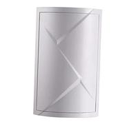 HouseVibe Meuble d'angle de salle de bain triangulaire rotatif pour douche et commode - 2 niveaux - Gris