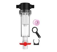 HouseVibe Nettoyeur de réservoir interne avec filetage de 1,27 cm, filtre à sédiments d'aquarium transparent avec joint en silicone pour aquariums et aquariums de tortues - 20 mailles