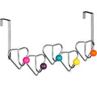 Housewares 0509730 Portemanteau À Suspendre À 5 Crochet Forme De Coeur Boules En Plastique Multicolore