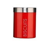 HOUSEWARES POT A BISCUITS COUVERCLE HERMETIQUE EMAIL ROUGE