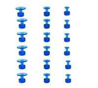 Houshan Lot de 18 languettes pour débosselage de carrosserie de voiture, ventouse à glace pour réparation de bosses et de grêle