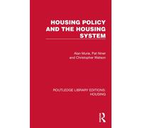 Housing Policy and the Housing System - Alan Murie - Routledge - ebook (ePub) - Livre