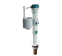 Housler Vanne de remplissage 1,27 cm pour réservoir de toilettes Entrée inférieure Valve de remplissage Buse de soutien-gorges Homologué Wrass Hauteur réglable
