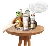 HOUSN Plateau Tournant Frigo, Plateforme Tournante Rangement 360° Transparent, Multifonction, Résistant à des Températures, Convient pour Les Cuisines, Salles à Manger, Salons, Salles de Bains