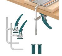 Housolution Étau à Cliquet Libération Rapide, Serre-Joint F, 2 Pièce
