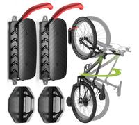 Housolution Support Mural Pivotant pour Vélo, Supports pour Vélo pour le Garage de Montagne, Support de Rangement pour Vélo pour le Garage, Supporte Jusqu'à 66lbs, Facile à Installer (2 Paquet)