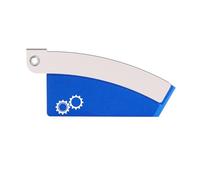 HOUSON Alignement de Frein à Disque de vélo, Outil de réglage de Frein à Disque, Bleu, Acier Inoxydable + Alliage d'aluminium, Convient pour VTT, Pliable, BMX, vélo de Route