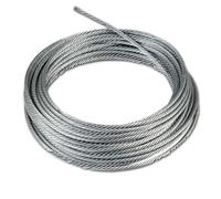 HOUSON Câble Métallique 10 m - 8 mm - 7 x 19 - Tendeur en Acier Avec Gaine PVC - Pour Corde à Linge