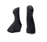 HOUSON Ensemble de poignées en caoutchouc pour vélo, Housse de levier de frein, Levier de vitesse, Housse en silicone, Noir, 2 pièces, L, Moderne, Durable, Facile à installer, Extérieur, S-himano