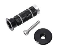 HOUSON Extenseur de casque de vélo de 2,5 cm pour fourches - Manchon extenseur en aluminium CNC 19-21 mm | Traitement thermique T6 | Compatible avec les tubes de direction de 25,4 mm